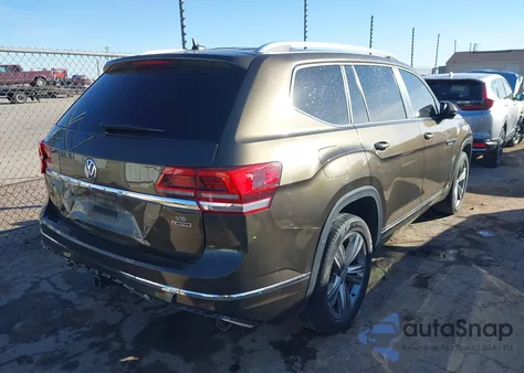2019 Volkswagen Atlas 3.6L V6 Sel R-Line z USA, uszkodzony, nr VIN 1V2RR2CAXKC556698